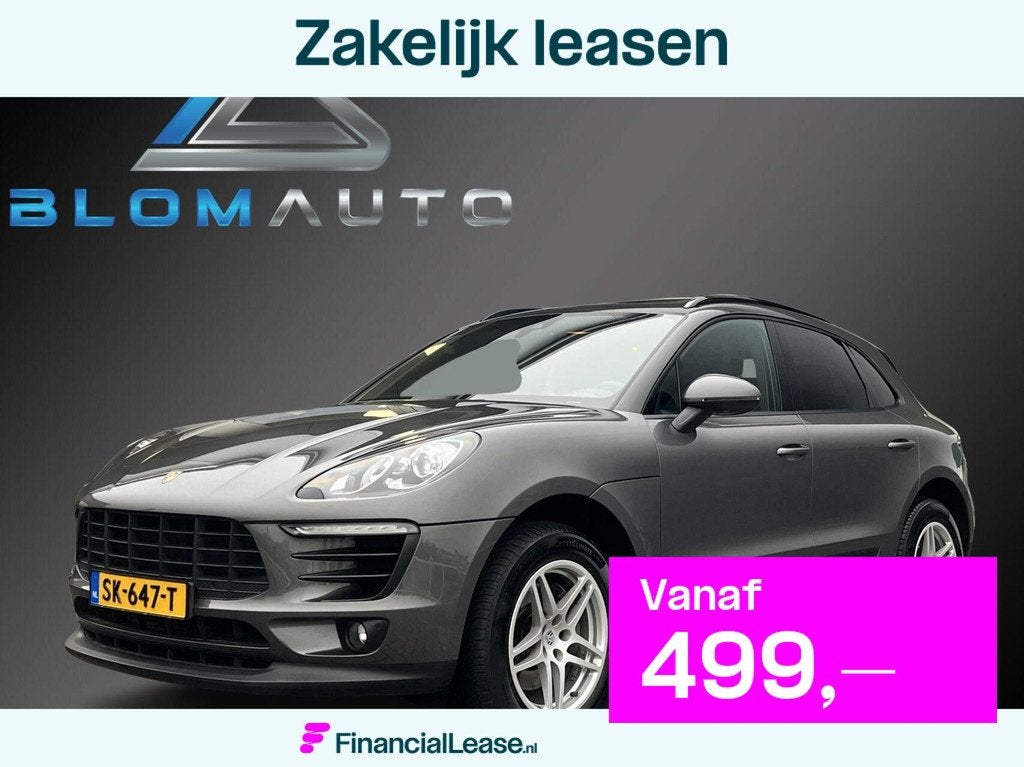 Porsche Macan 2.0 TURBO 252PK PANO+SPORTSTOELEN+EL TREKHAAK, Automaat, Gebruikt, Euro 6, 4 cilinders