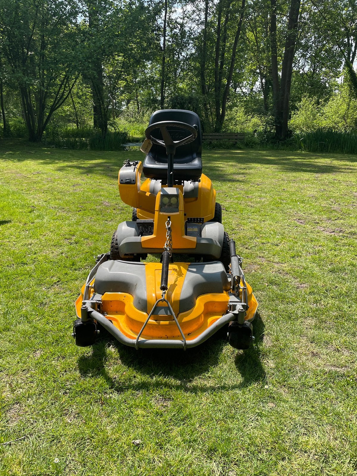 Stiga Park 520DP Diesel + Twins Tandemasser aanhanger, Tuin en Terras, Grasmaaiers, 50 cm of meer, Ophalen