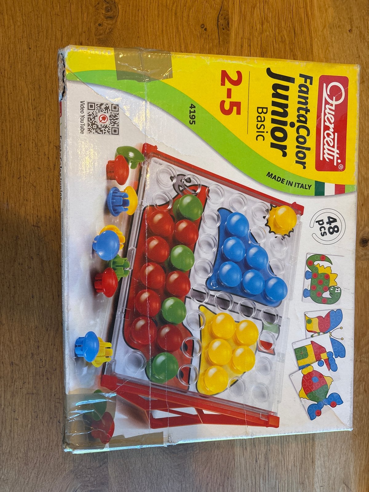Quercetti FantaColor Junior Basic - Prikbord mozaïek, Ophalen of Verzenden, Gebruikt, Overige typen