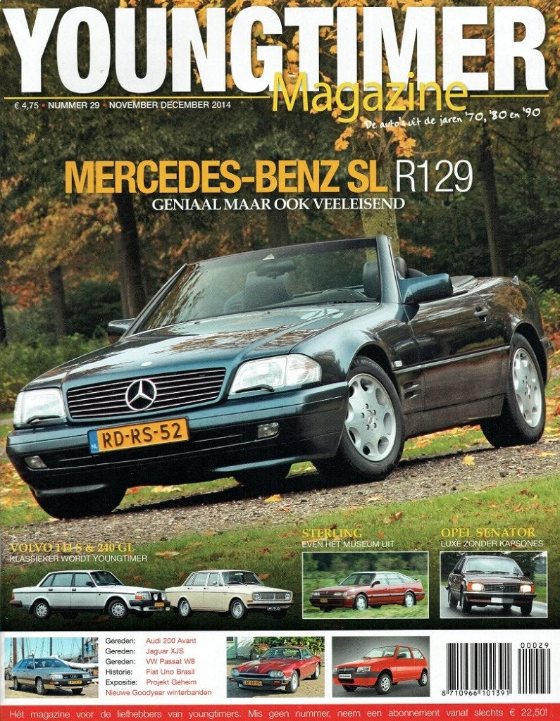 Youngtimer Magazine 2014 nr. 29 (o.a. Mercedes-Benz SL R129), Verzenden, Gelezen, Algemeen