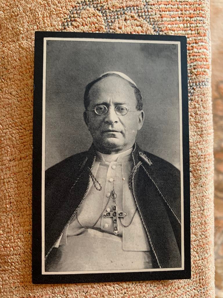 Paus Pius XI 1857-1939 bidprentje, Verzamelen, Ophalen of Verzenden