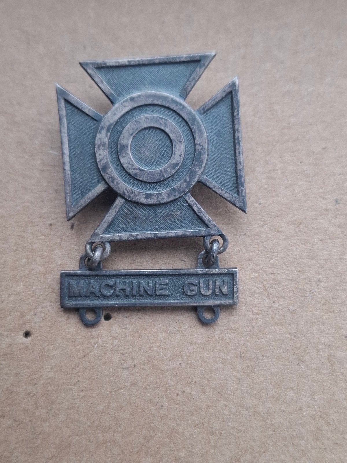 us ww2 sterling shapsghooter badgeMachine Gun Schietvaardigh, Ophalen of Verzenden, Landmacht, Amerika, Lintje, Medaille of Wings