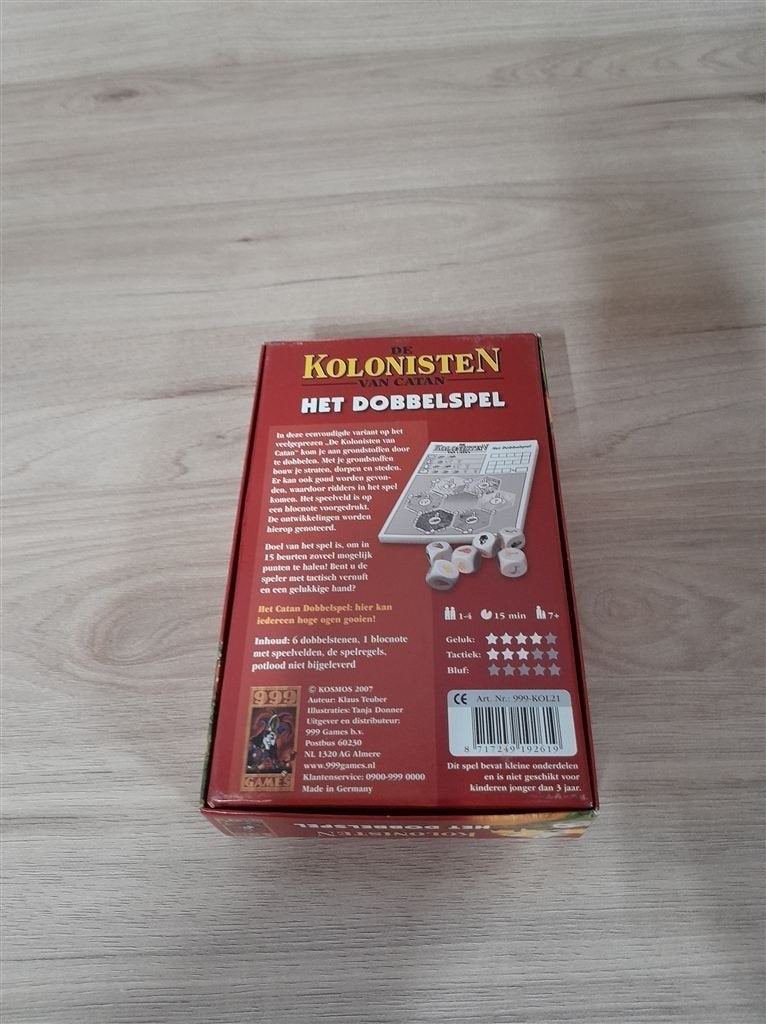 De kolonisten van Catan - het dobbelspel - s3623, Verzenden, Zo goed als nieuw