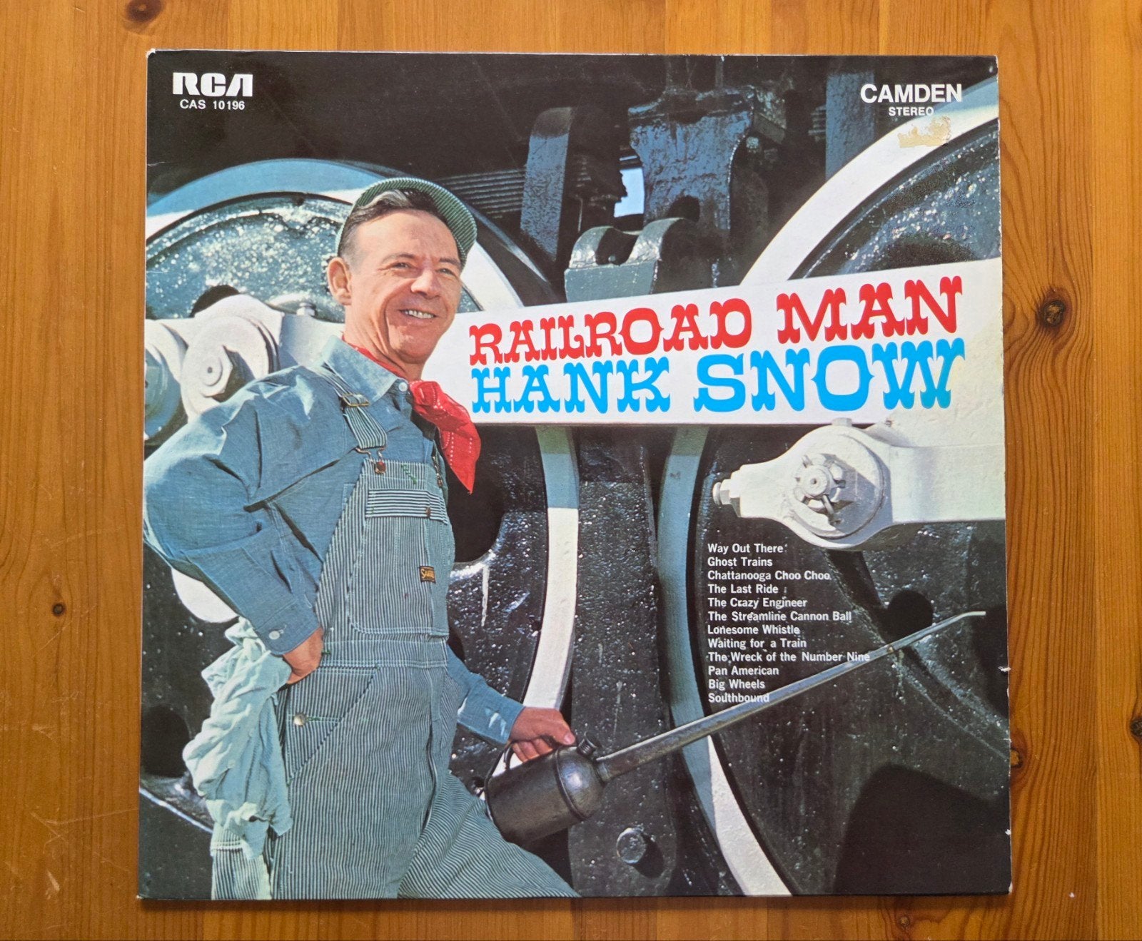 Hank Snow Railway Man, Ophalen of Verzenden, 1960 - 1969, Gebruikt, 12 inch