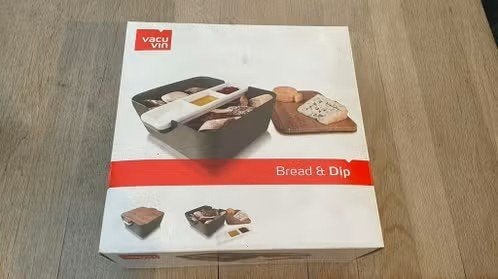 Vacu Vin Brood & Dip Serveerset - Z.g.a.n.in doos, Overige typen, Ophalen of Verzenden, Zo goed als nieuw, Overige merken
