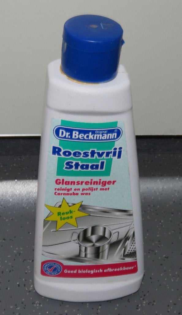Dr. Beckmann Roestvrij Staal Glansreiniger Carnauba Was, Ophalen of Verzenden, Schoonmaakmiddel