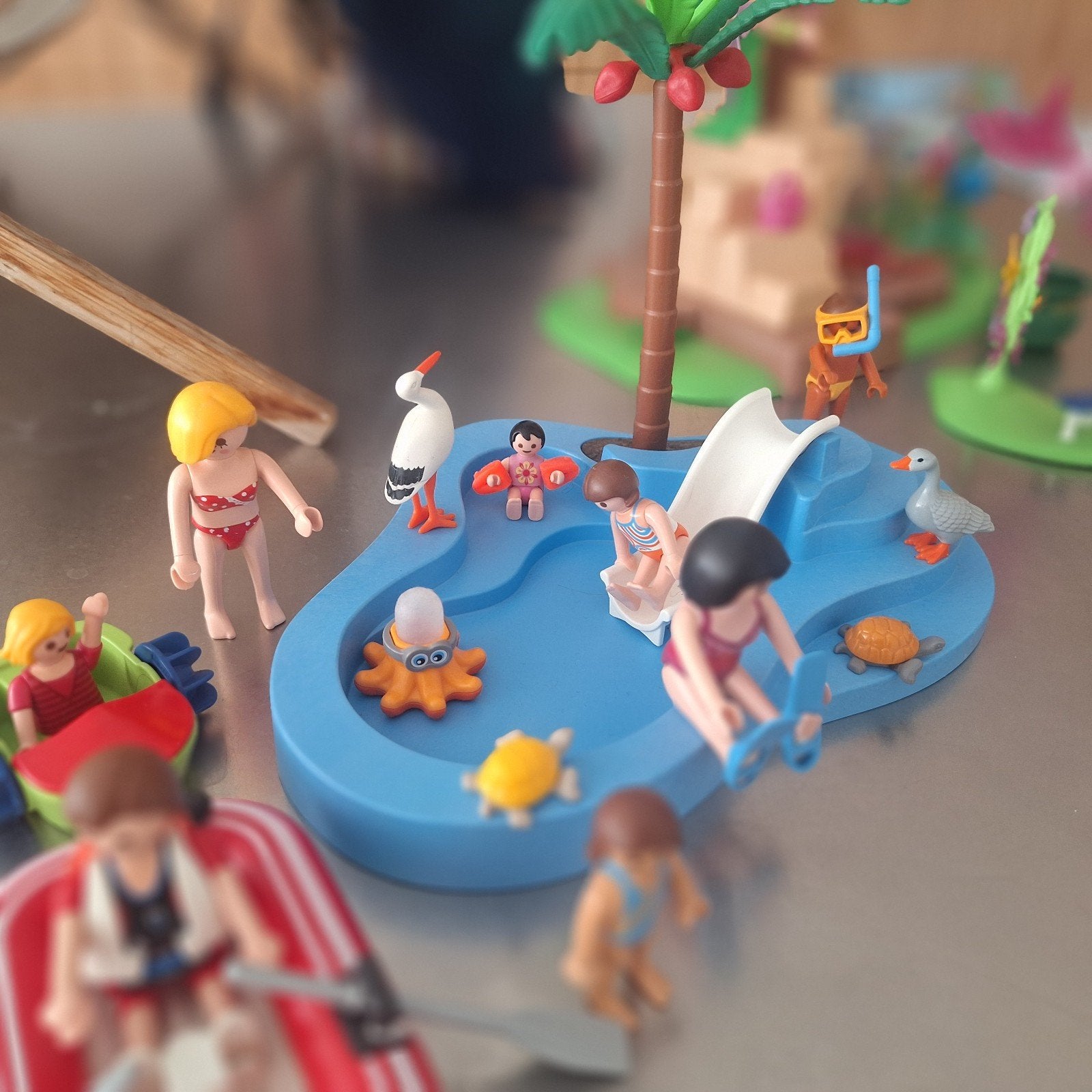 Playmobil summer fun,  camping, imker, fairyrry, Kinderen en Baby's, Speelgoed | Playmobil, Ophalen, Zo goed als nieuw