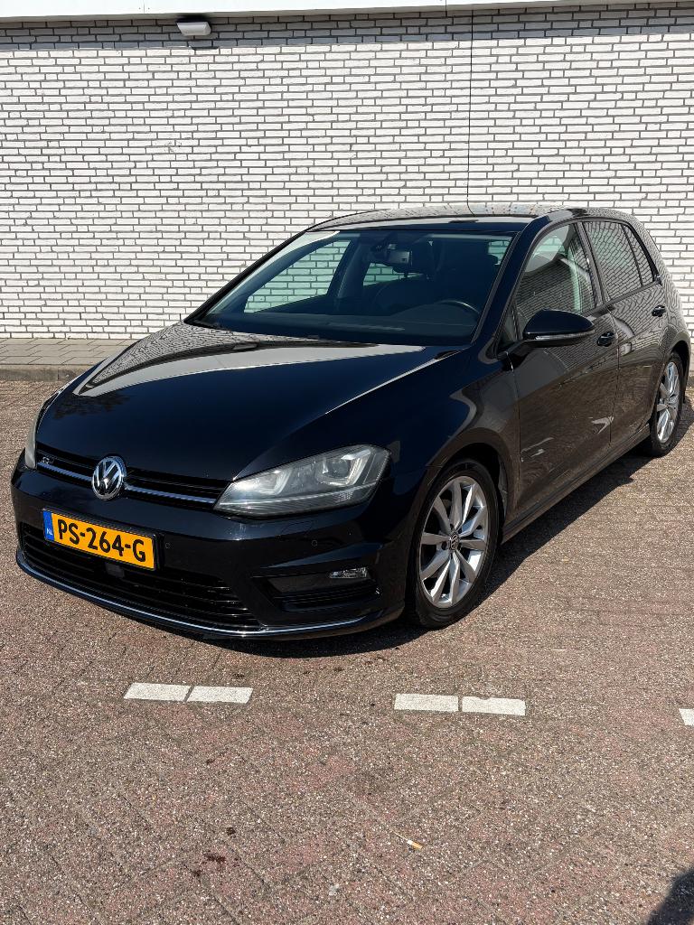 Volkswagen Golf 7  1.4 TSI 103KW DSG 2013 Zwart, Zwart, 4 cilinders, Leder en Stof, Zwart