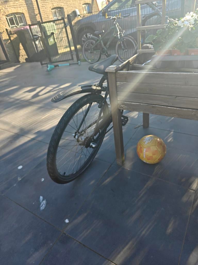 Flyke fiets, zwart, gebruikt, Fietsen en Brommers, Ophalen, Gebruikt, Terugtraprem, Overige merken