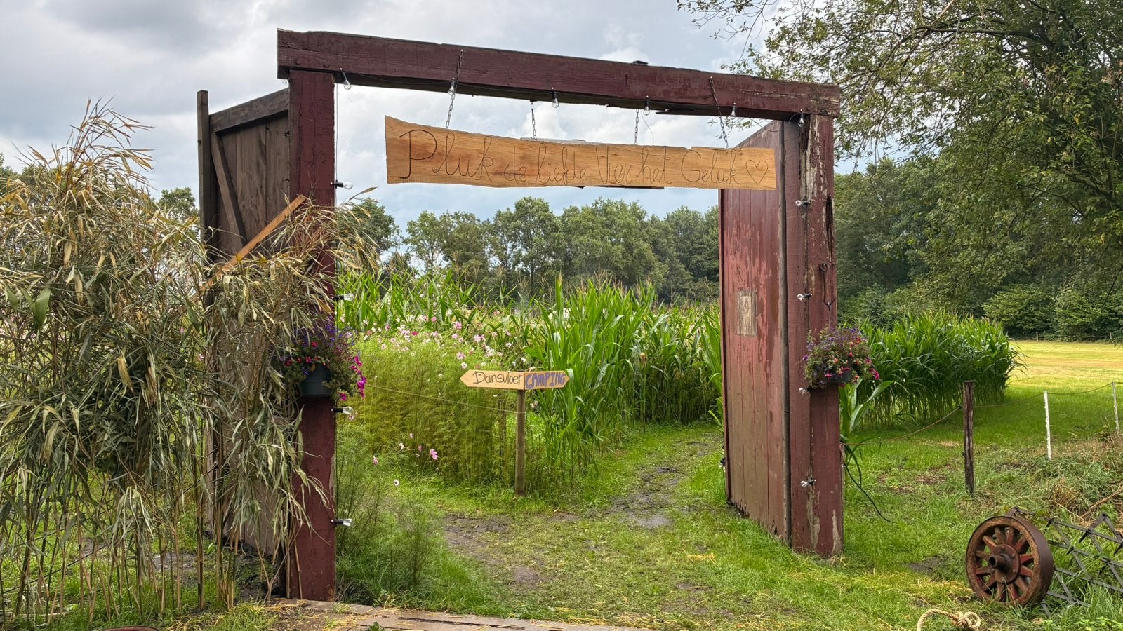 Deur poort doorgang, Ophalen, Gebruikt, Veranda