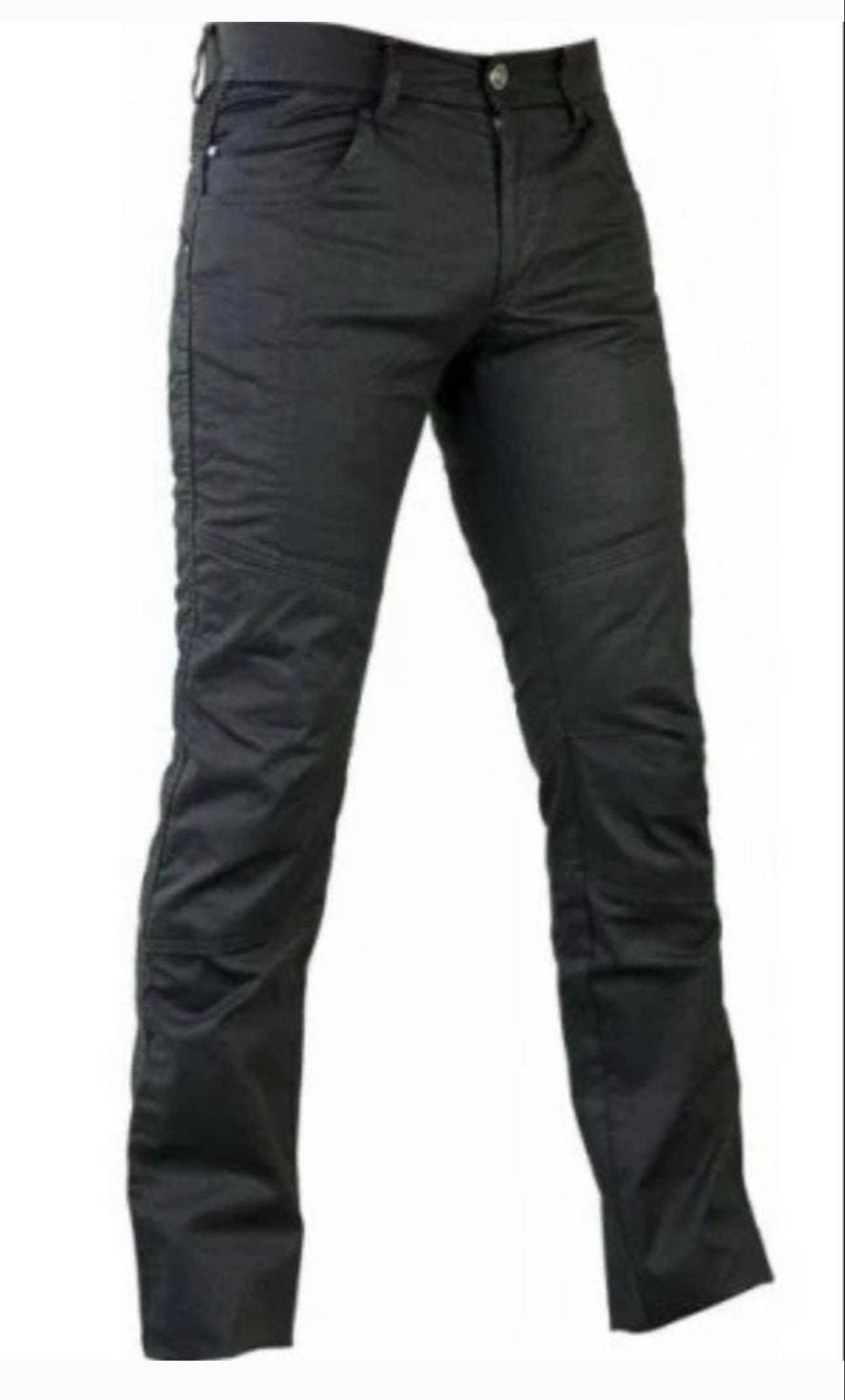 Esquad Julian Motorbroek Kevcor Waxed Black Maat 36/36, Ophalen of Verzenden, Tweedehands, Broek | textiel