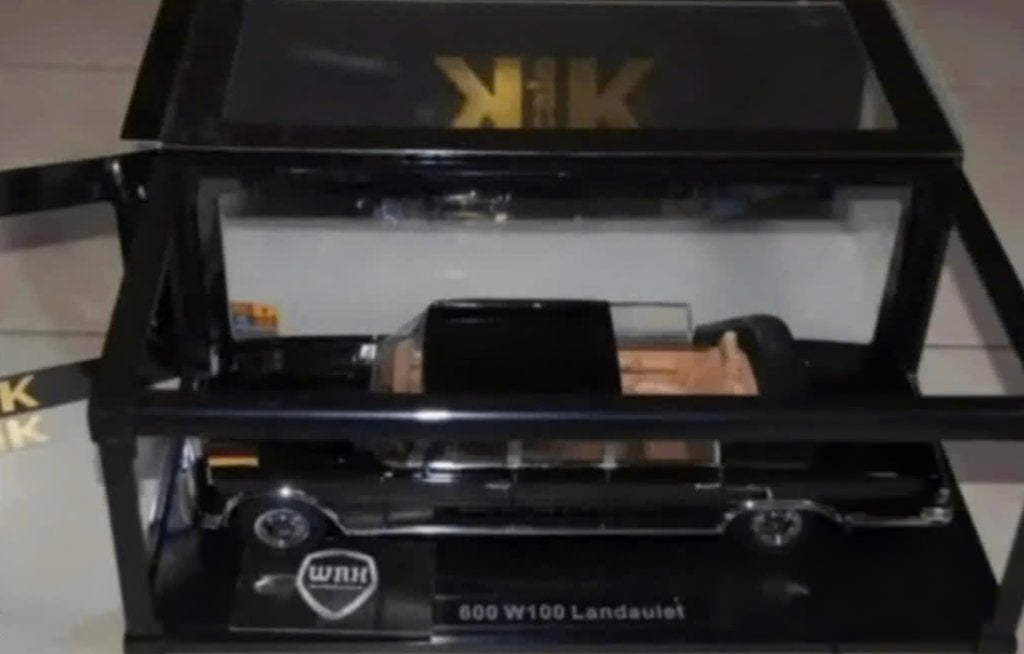1:18 MERCEDES 600 OPEN Elisabeth/Kiesinger KK models WRH, Verzenden, Zo goed als nieuw, Auto, Overige merken
