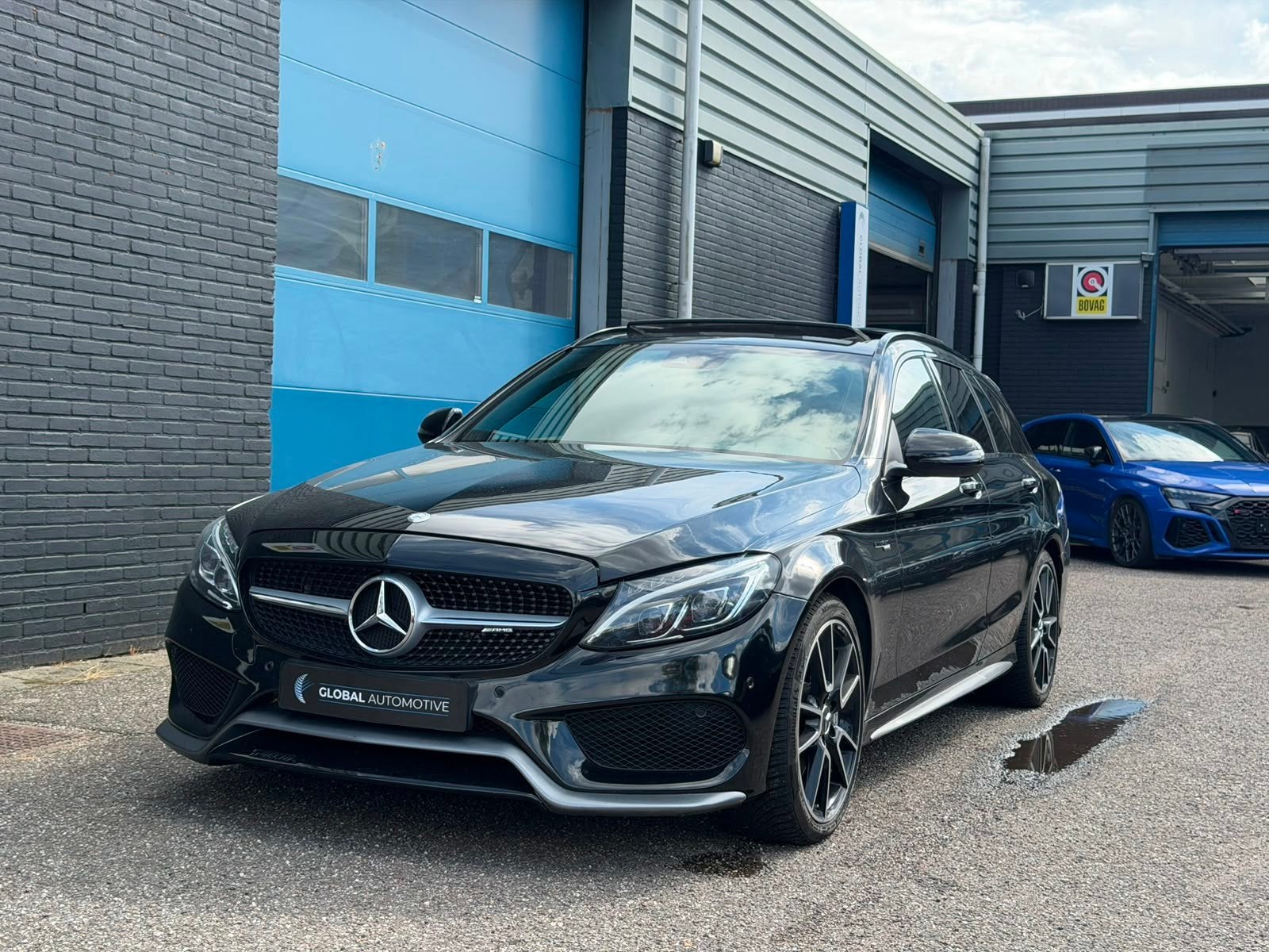 Mercedes-Benz C-klasse Estate AMG 43 4MATIC - 367PK - SCHAAL, Auto's, Automaat, 367 pk, Leder, Vierwielaandrijving