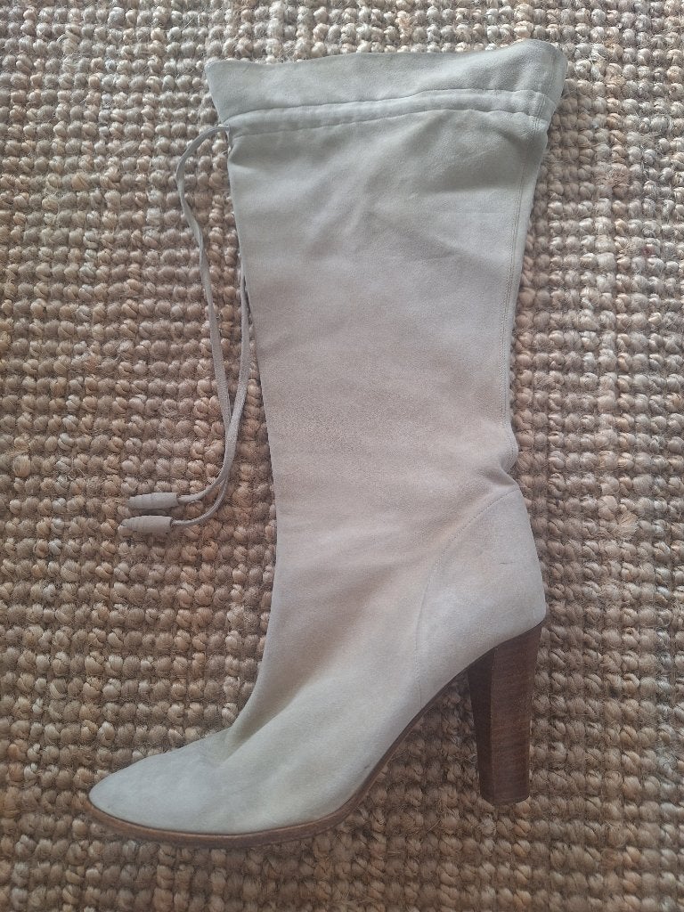 Vintage laarsjes suede maat 39 beige, Kleding | Dames, Hoge laarzen, Verzenden, Beige, Andrea Pfister