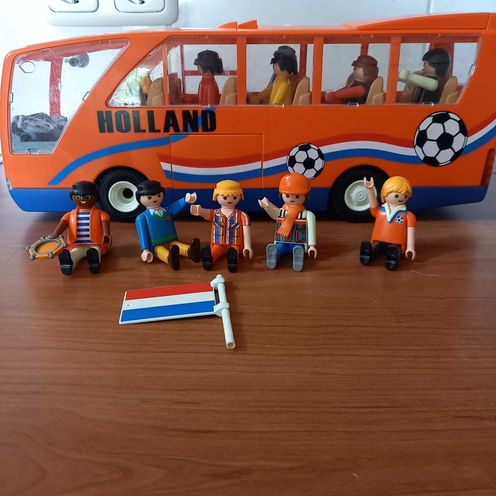 Playmobil Holland supporters bus, Ophalen, Gebruikt