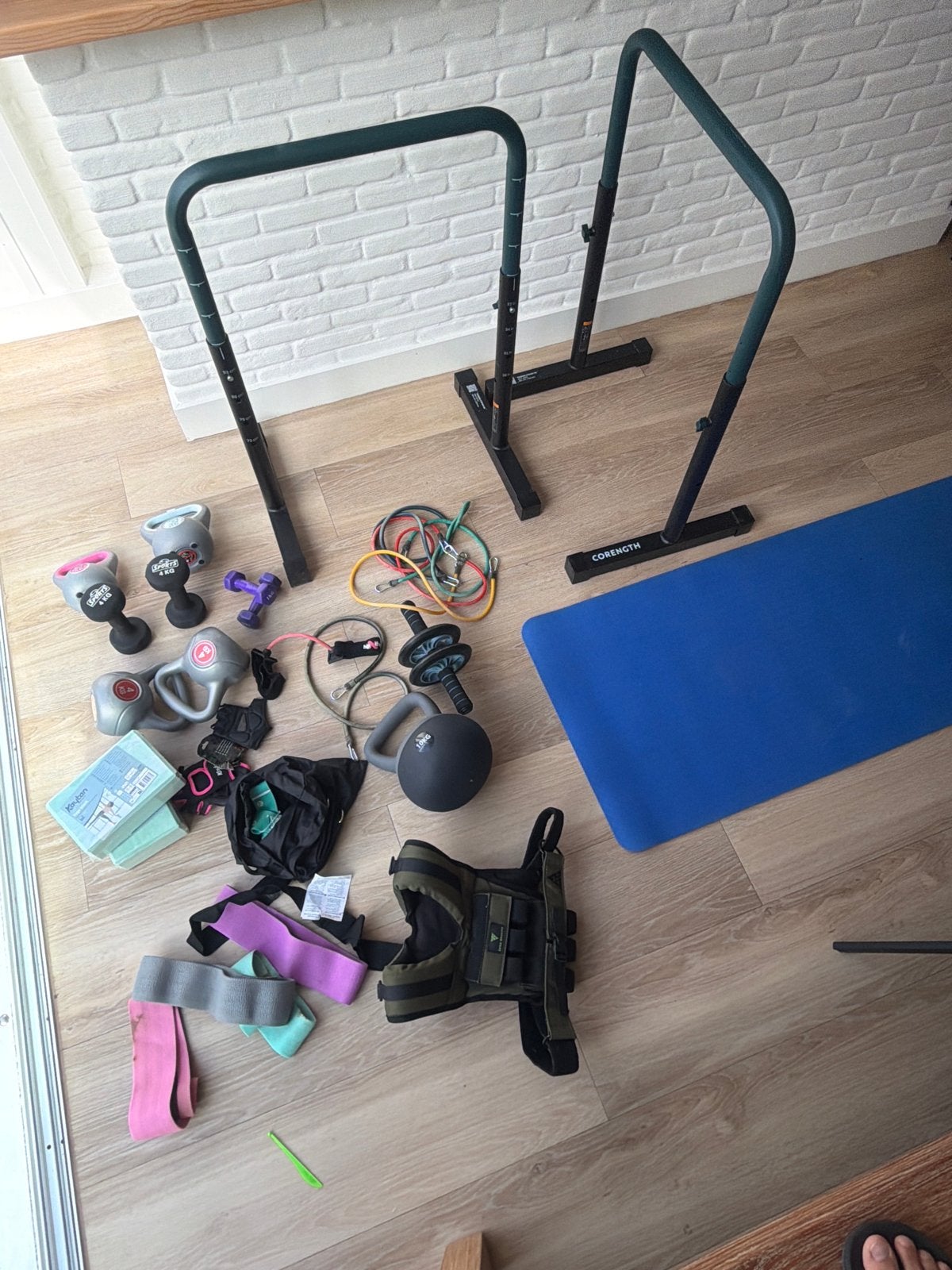 Complete fitness set: Corength Training Station en meer, Ophalen, Gebruikt, Armen, Dumbbell