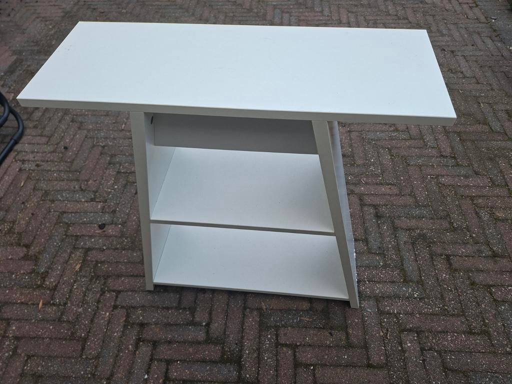 Houten Schragen wit. Buro onderstel. 2x wit., Ophalen, Gebruikt, 50 tot 100 cm, 50 tot 100 cm
