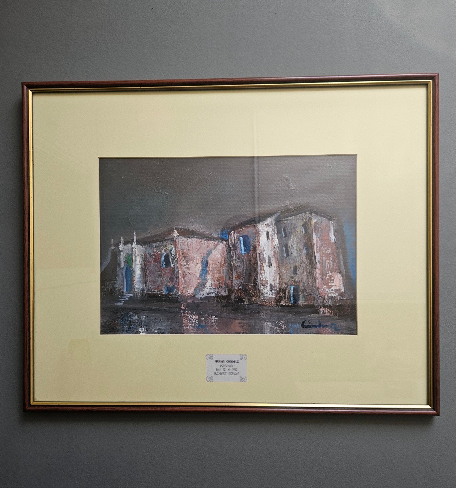 Olieverfschilderij door Marian Condruz (1952-2018), Ophalen of Verzenden