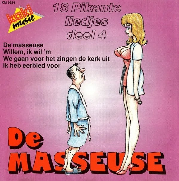 De Masseuse - 18 Pikante Liedjes Deel 4, Ophalen of Verzenden, Zo goed als nieuw