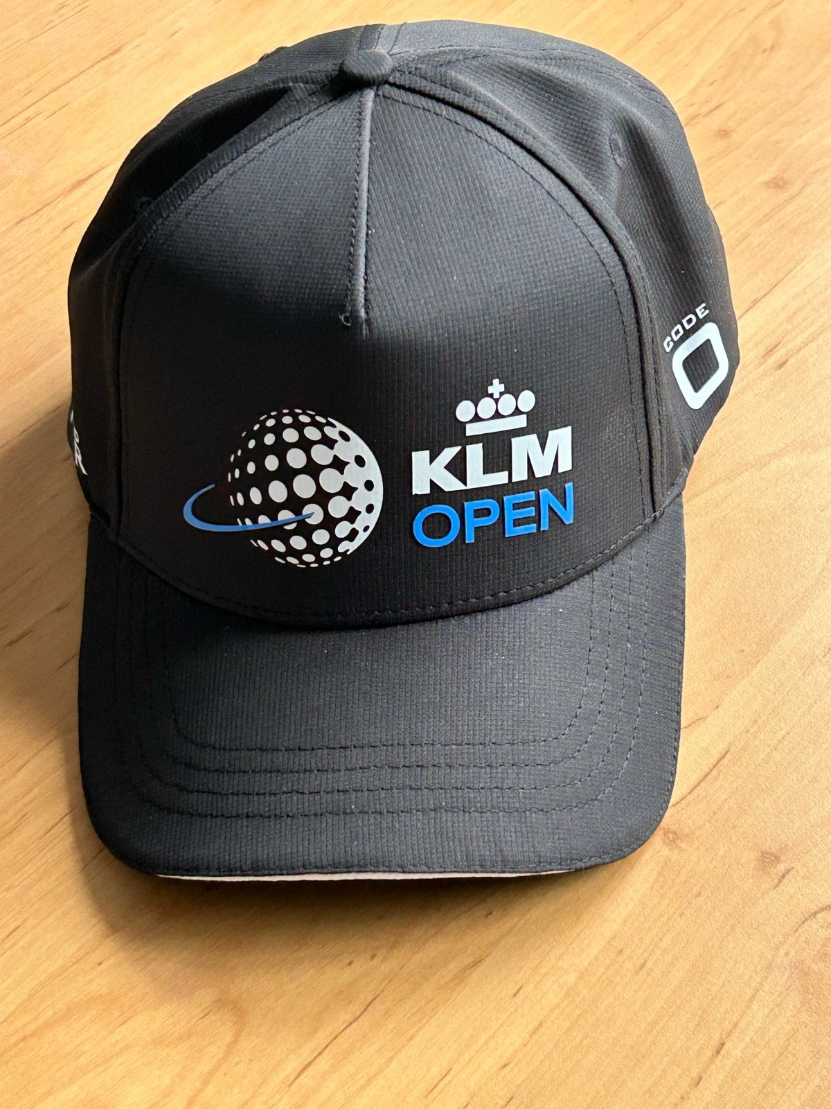 KLM Open Golf Pet - Zwart, One Size Fits All, Ophalen of Verzenden, Zo goed als nieuw, One size fits all, Pet