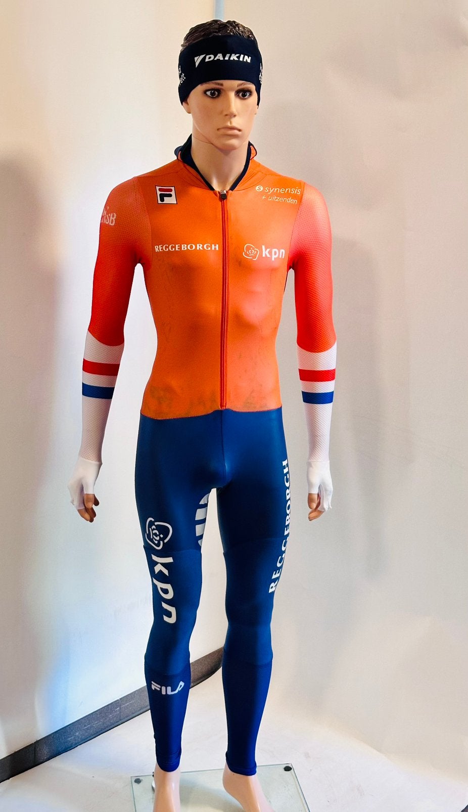 Schaatskleding schaatspak snelpak speedsuit maat L Fila, Sport en Fitness, Ophalen of Verzenden, Zo goed als nieuw