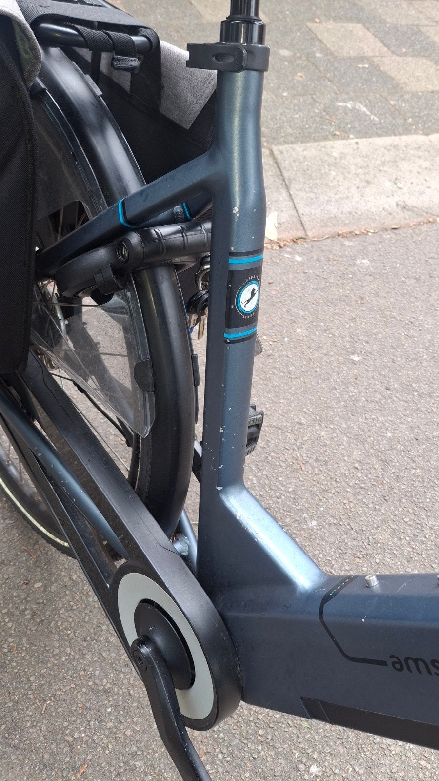 Amslod elektrische fiets 28inch, Ophalen, Gebruikt, Overige merken