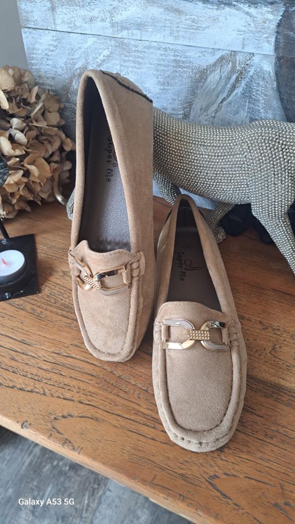 Mocassins dames maat 36 t/m 41, Ophalen of Verzenden, Nieuw, Beige, Espadrilles of Moccasins