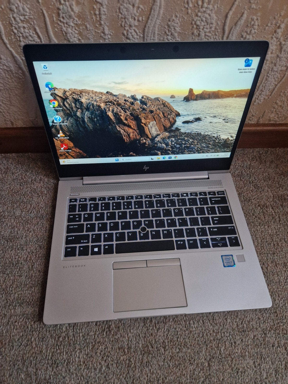 HP EliteBook 830 G5 - i5-8250U, 8GB RAM, 238 GB SSD, Computers en Software, Windows Laptops, Ophalen, Gebruikt, Qwerty, 8 GB