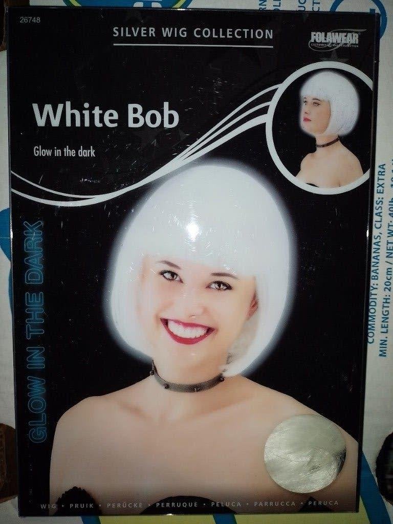 Pruik " White Bob", Ophalen of Verzenden, Nieuw, Hoed of Pruik, Overige