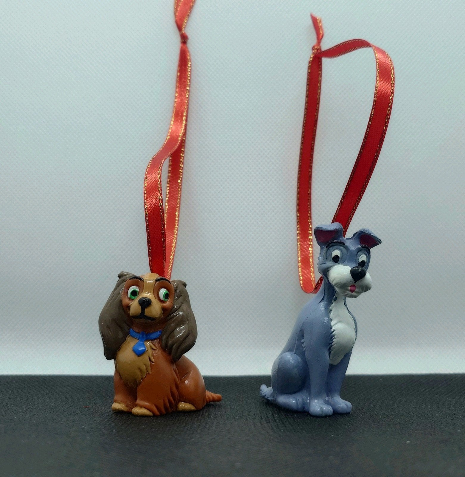 Disney Lady & Vagebond set kerst ornamenten ornament, Verzamelen, Disney, Ophalen of Verzenden, Zo goed als nieuw