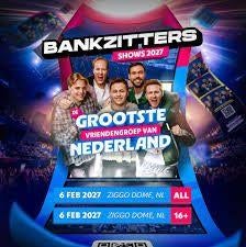 2 kaarten Bankzitters - Ziggo Dome - 6 feb 2027 - 14:30uur, Tickets en Kaartjes, Concerten | Nederlandstalig, Twee personen, Februari