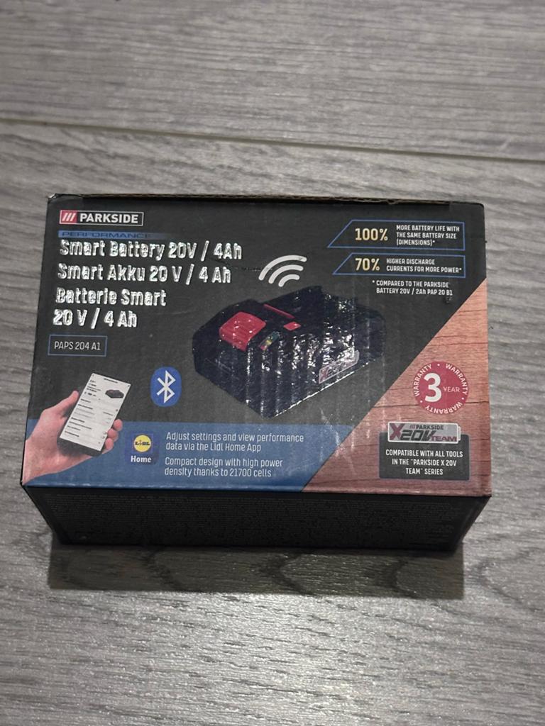 Parkside Smart Accu 20V 4Ah PAPS 204 A1 - Nieuw in doos, Verzenden, Nieuw, Boor- en Schroefmachine
