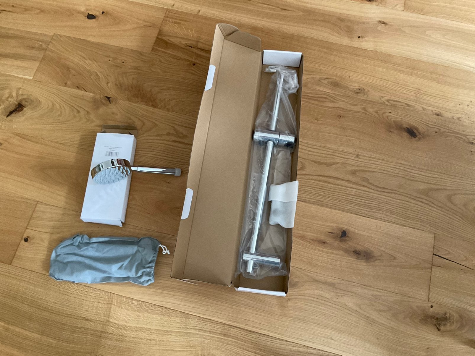 Saniclear Vision douche + Saniclear Plus douche glijstang, Ophalen, Nieuw, Chroom, Douche