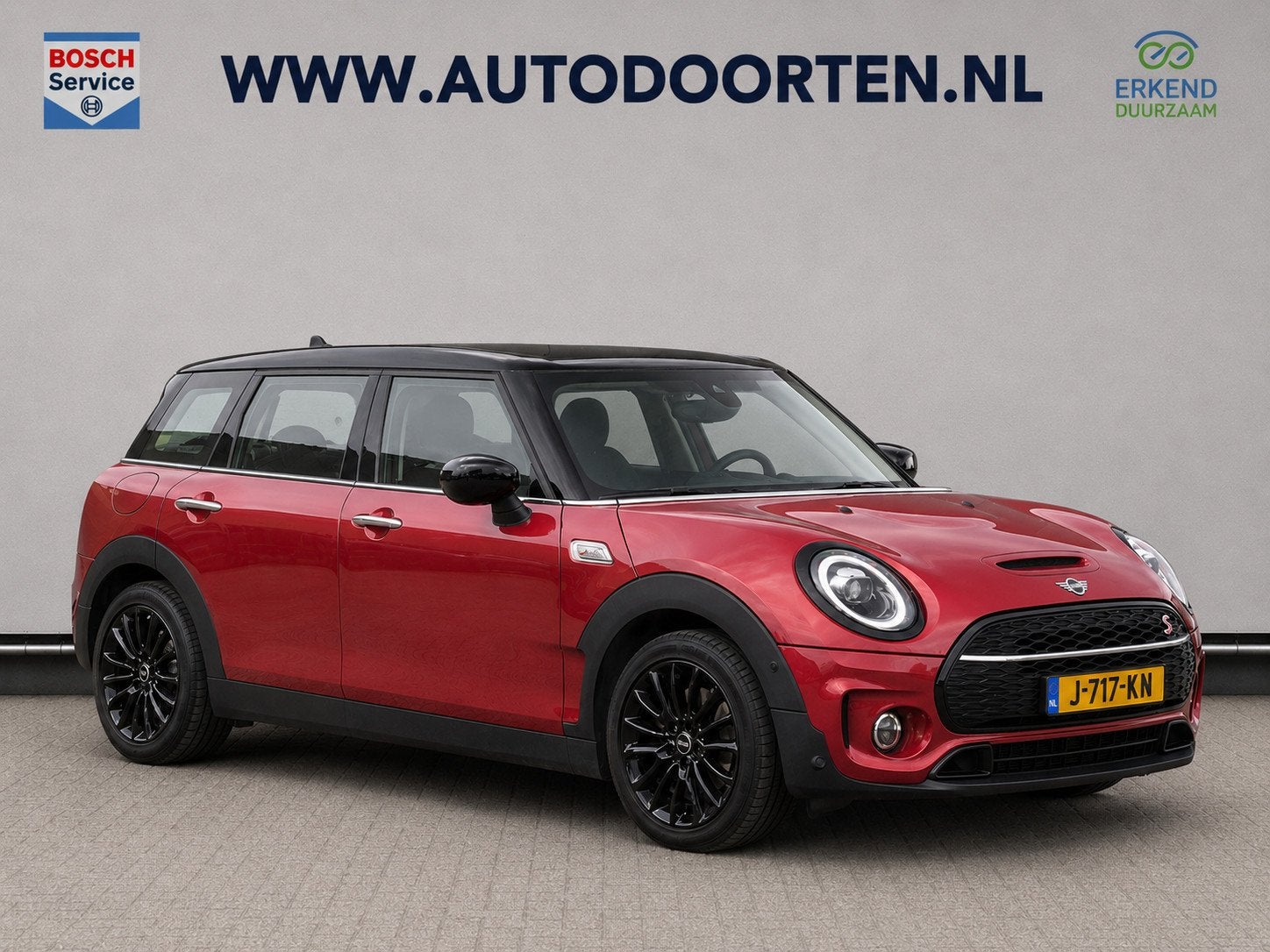 Mini Mini Clubman 2.0 Cooper S|HUD|Trekhaak|Navi|Camera, 1998 cc, Stof, Gebruikt, 1300 kg