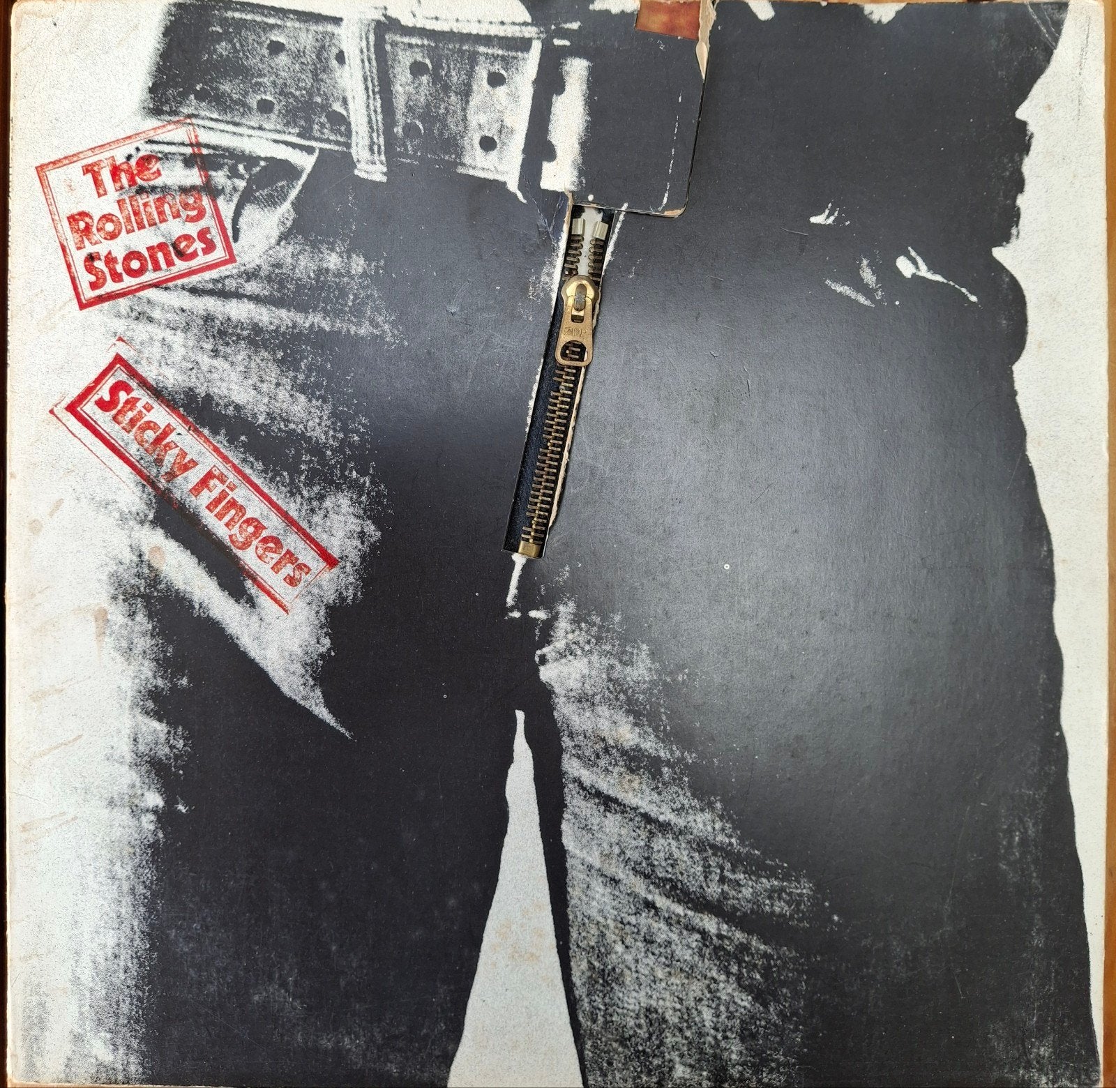 The Rolling Stones - Sticky Fingers LP (Originele Persing), Gebruikt, Originele persing, Ophalen of Verzenden, 1970 - 1979