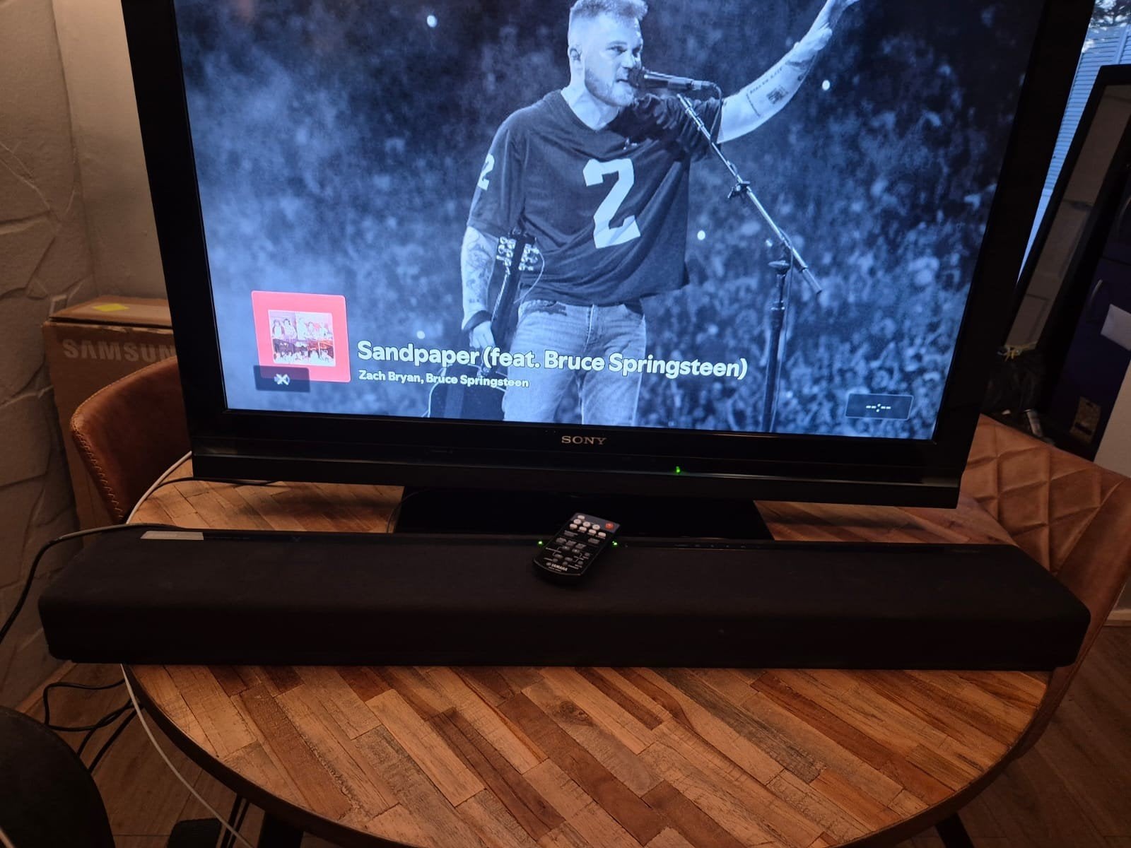 Soundbar Yamaha, Ophalen of Verzenden, Bluetooth, Zo goed als nieuw