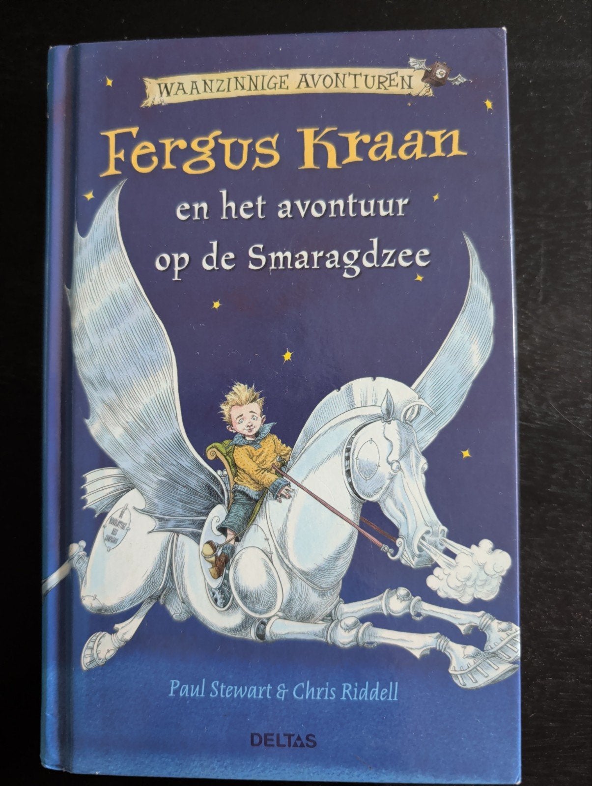 P. Steward - Fergus Kraan en het avontuur op de Smaragdzee, Ophalen of Verzenden, Zo goed als nieuw, P. Steward; Chris Riddell