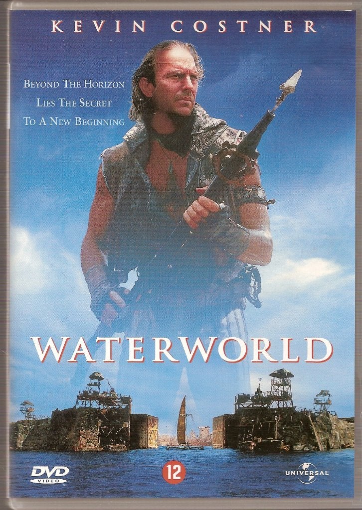Waterworld met o.a. Kevin Costner, Science Fiction en Fantasy, Ophalen of Verzenden, 1980 tot 2000, Nieuw in verpakking
