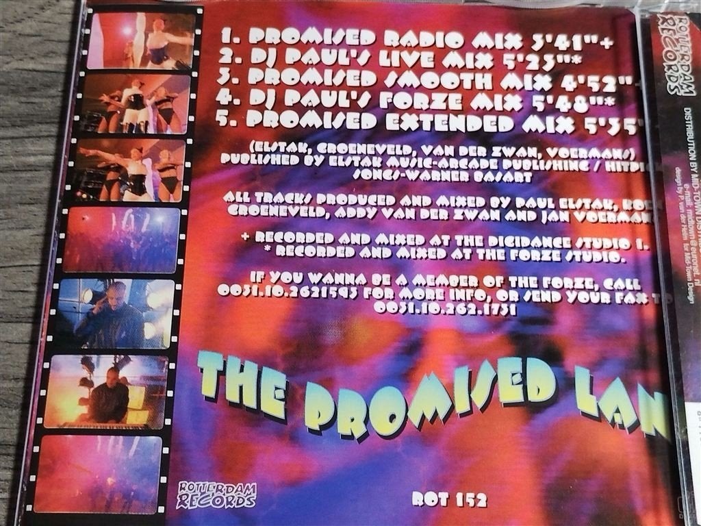 DJ Paul Elstak ‎– The Promised Land, Ophalen of Verzenden, Zo goed als nieuw