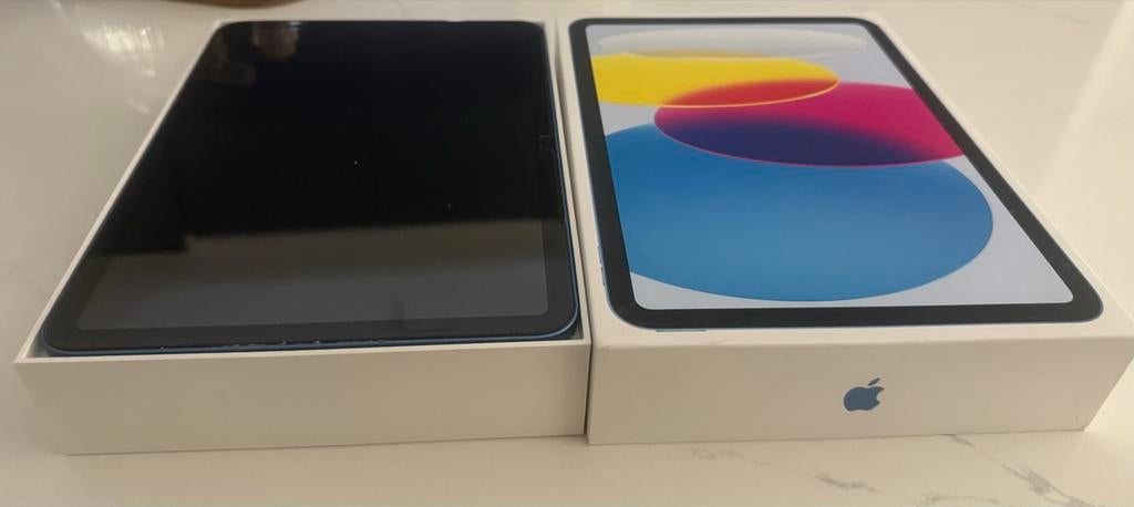 iPad 10e Gen 64 GB Wi-Fi + Cellular Blauw, 10 inch, Ophalen of Verzenden, Zo goed als nieuw, 64 GB