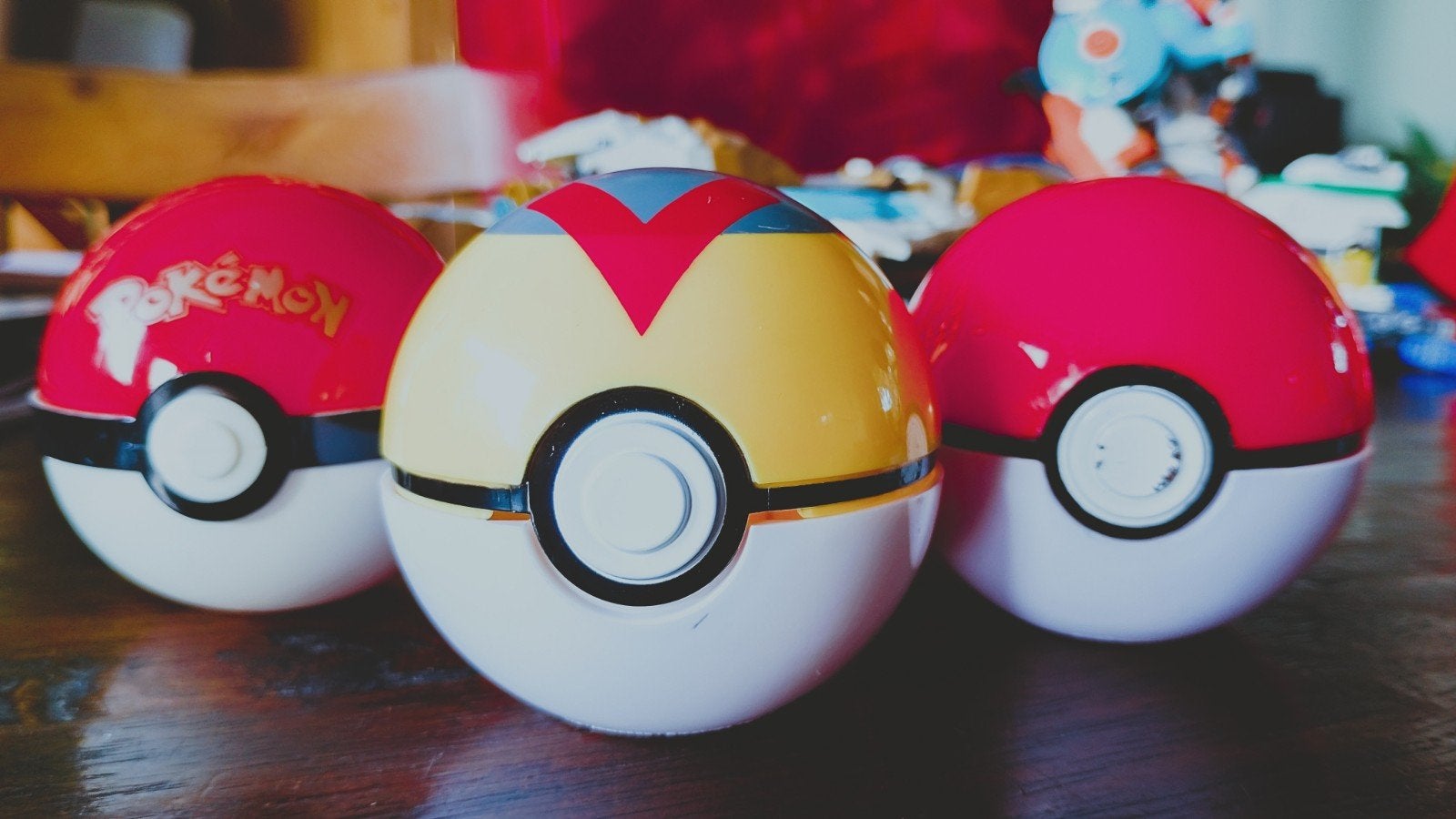 3 Pokémon Ballen - Gebruikt, Ophalen of Verzenden, Gebruikt, Overige typen