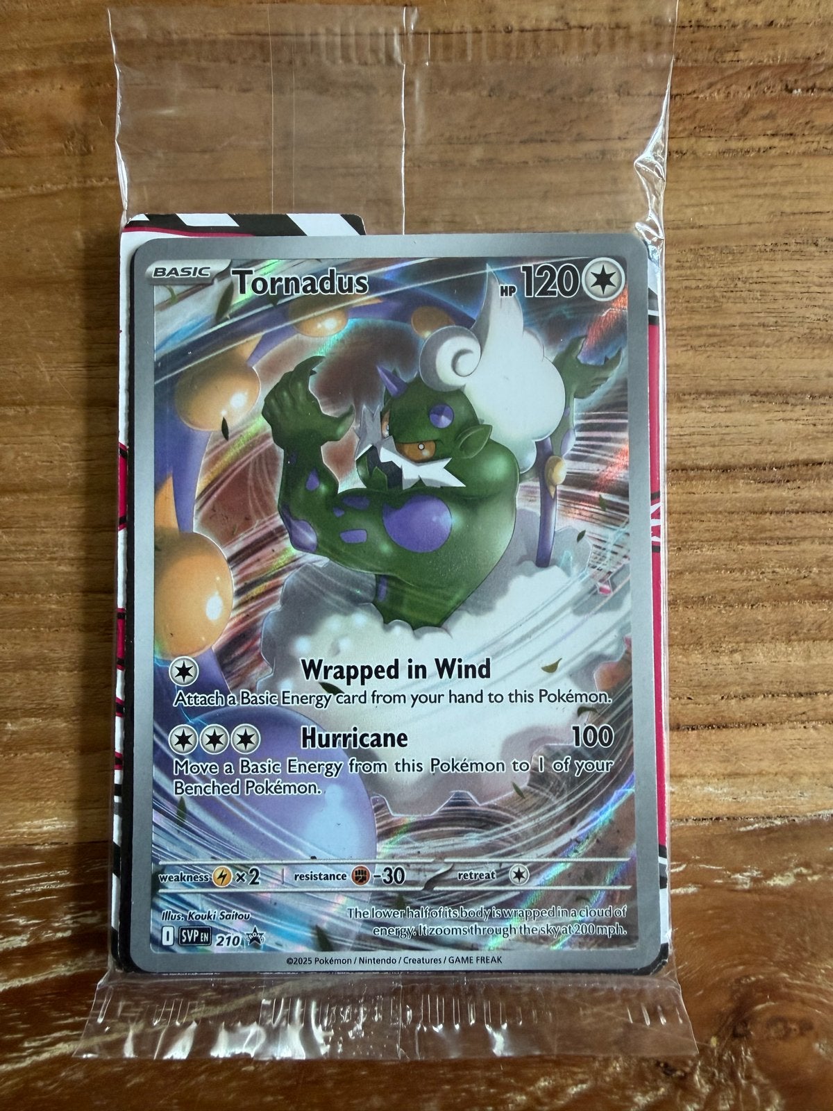 Tornadus Pokémon Kaart - SVPP 210 Promo, Verzenden, Nieuw, Losse kaart