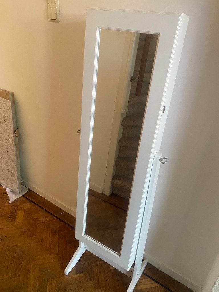 Spiegelkast, sieradenkast, Ophalen, Minder dan 50 cm, 100 tot 150 cm, Zo goed als nieuw