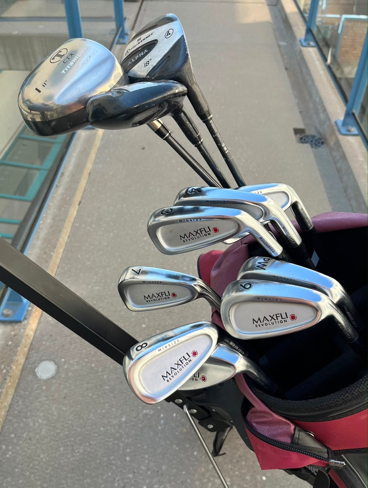 Complete golfset met tas en trolley - Maxfli Revolution