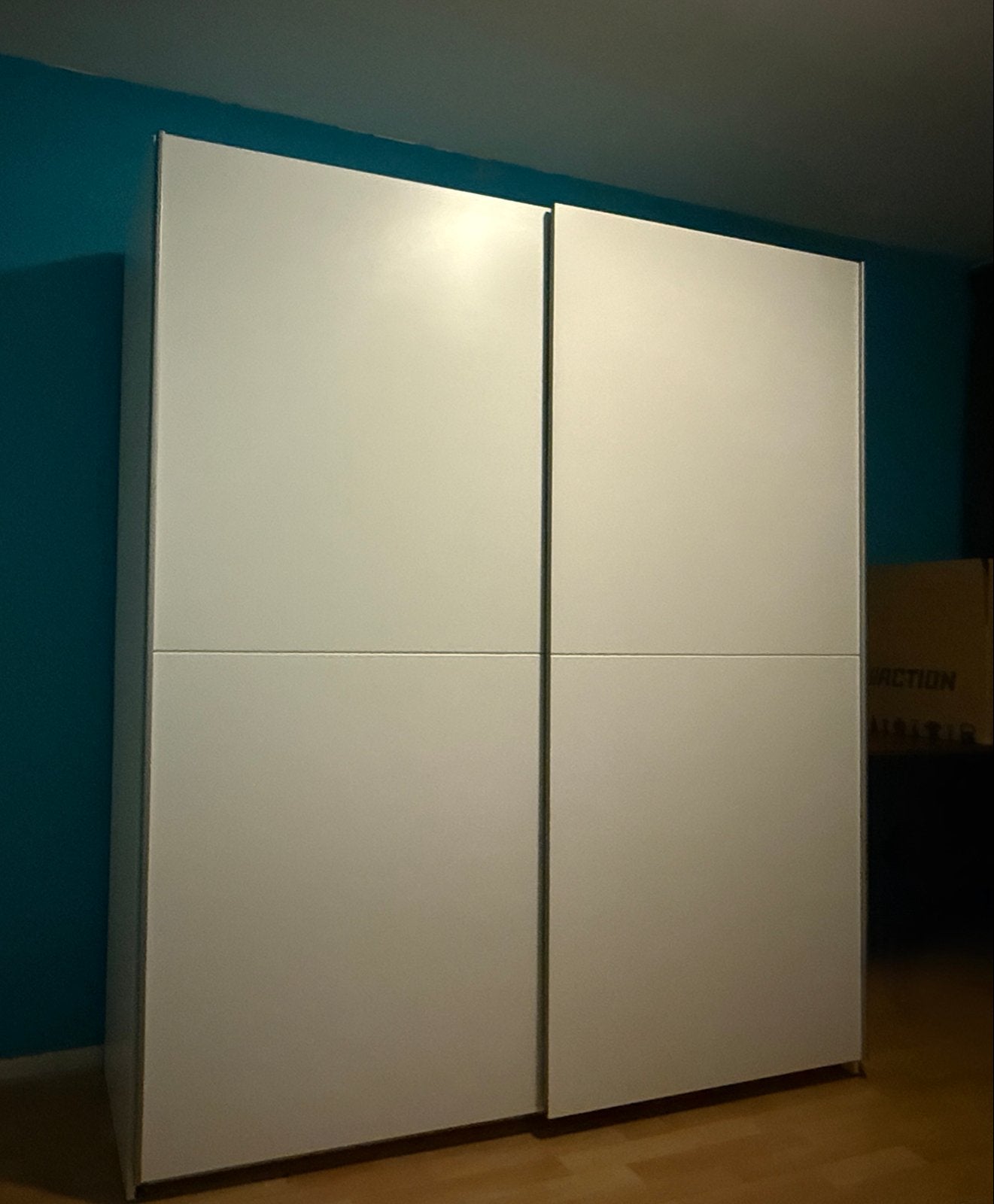 Jysk kledingkast met schuifdeuren - gratis af te halen, Ophalen, Gebruikt, 150 tot 200 cm, 150 tot 200 cm