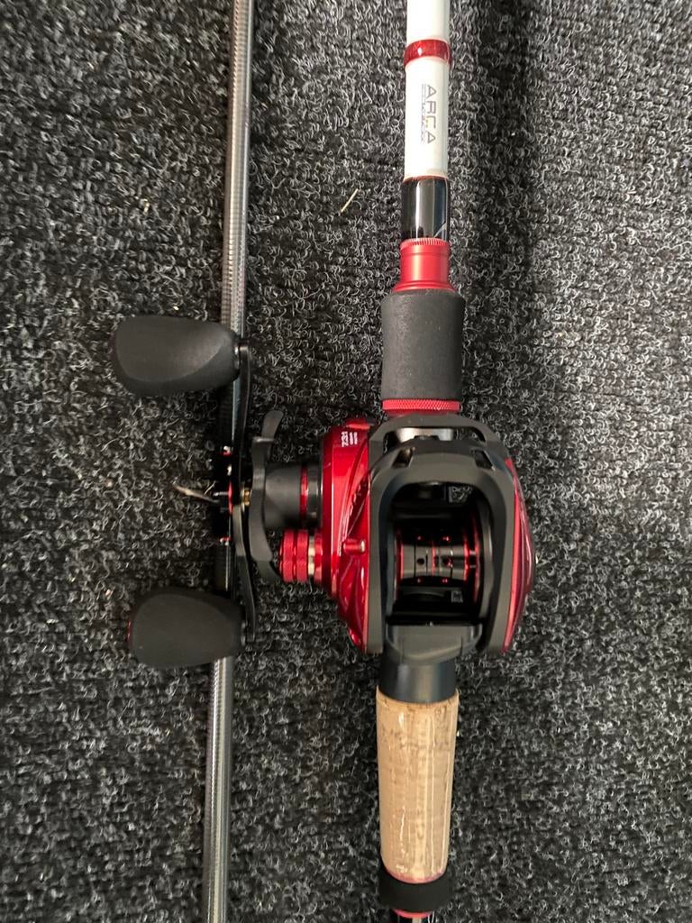 Heavy Baitcast combo’s 2,7m 0-120gr incl gevlochten draad, Watersport en Boten, Hengelsport | Roofvissen, Nieuw, S, H, Complete set