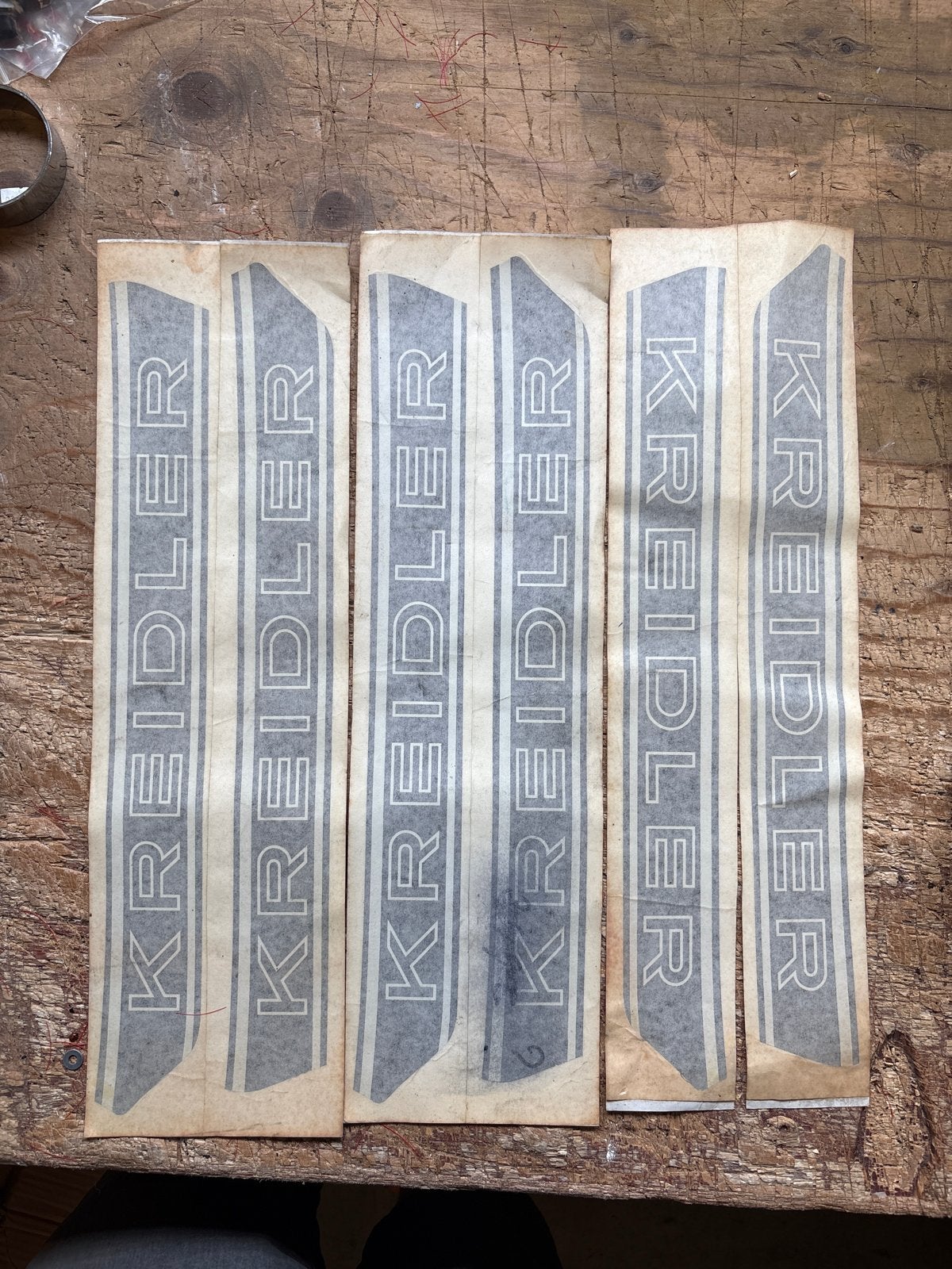 Kreidler tankstickers bloktank - Set van 3, Fietsen en Brommers, Ophalen of Verzenden