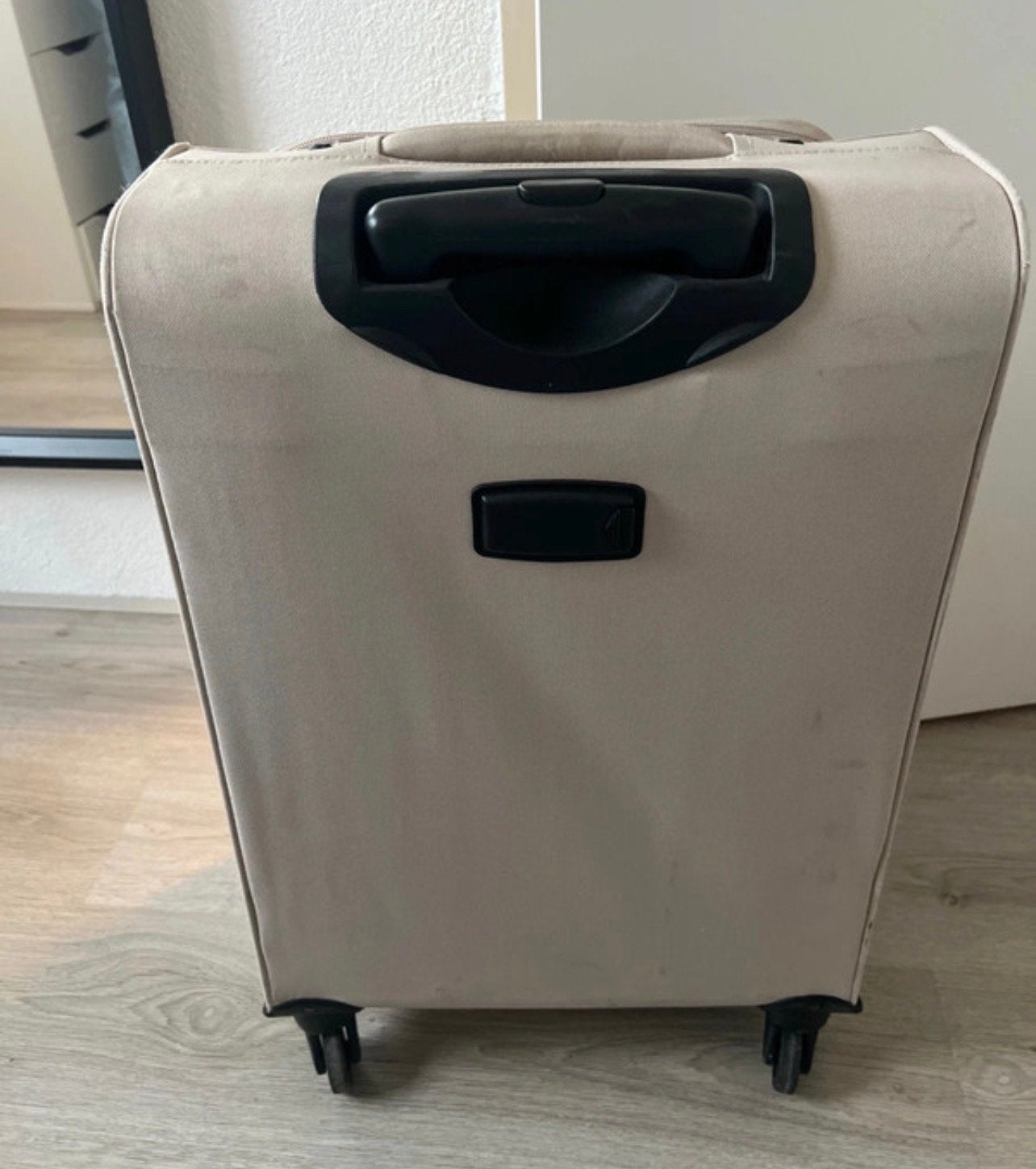 Carryon Koffer - Handbagage - Beige, Overige materialen, Gebruikt, 50 tot 60 cm, Slot