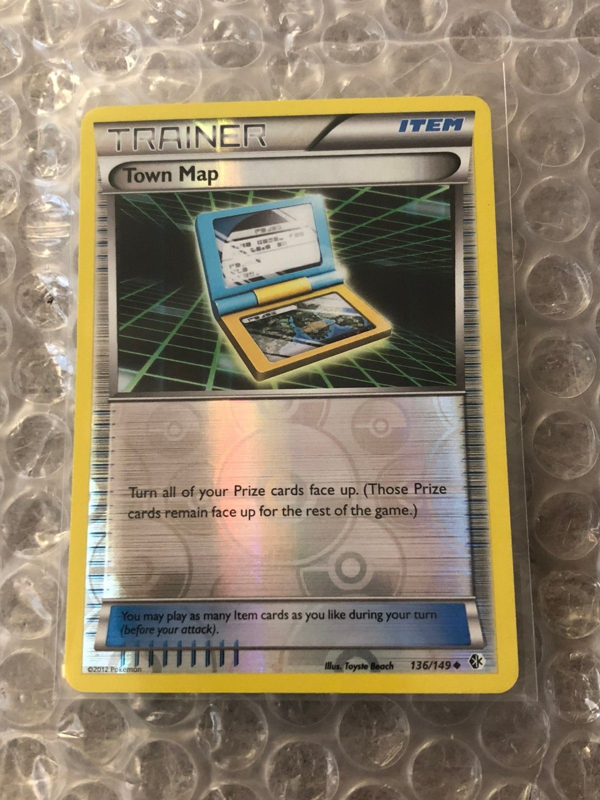 Town Map 136/149 Reverse Holo Uncommon, Verzenden, Nieuw, Losse kaart, Foil