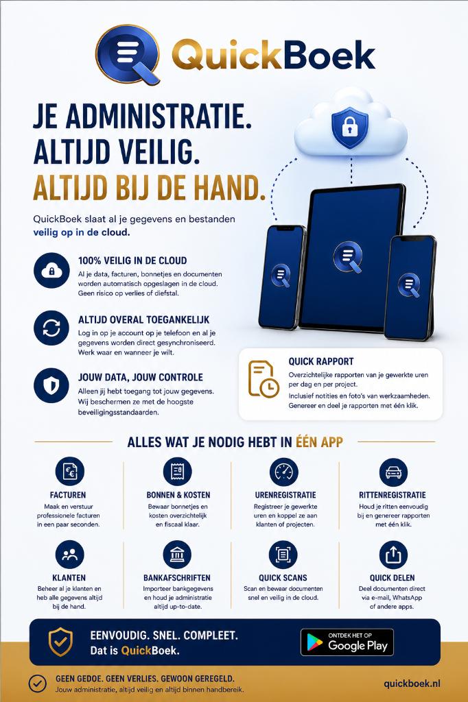 Factuur app voor ZZP’ers, Ophalen of Verzenden, Nieuw, Overige programma's, Android